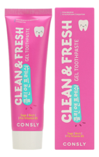 Consly Гелевая зубная паста с экстрактами шалфея, березы и провитамином B5 Clean & Fresh Gel Toothpaste 105г