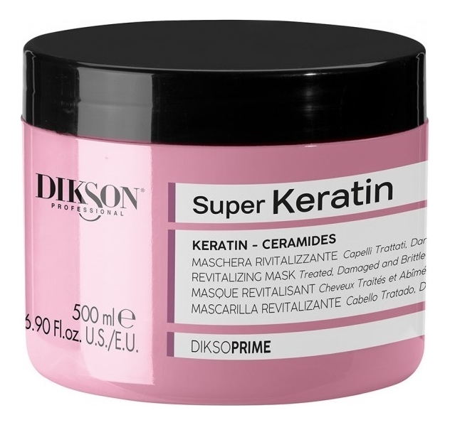 

Восстанавливающая маска для волос с кератином DiksoPrime Super Keratin: Маска 500мл, Восстанавливающая маска для волос с кератином DiksoPrime Super Keratin