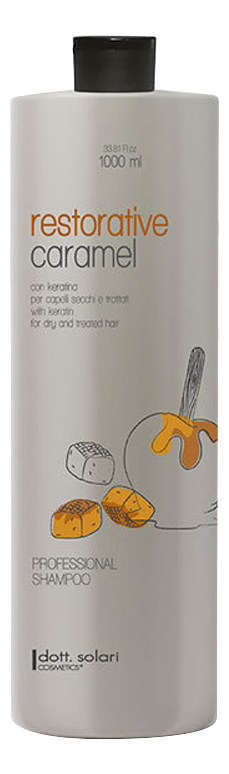 

Восстанавливающий шампунь для волос с кератином Professional Line Caramel Restorative Shampoo 1000мл