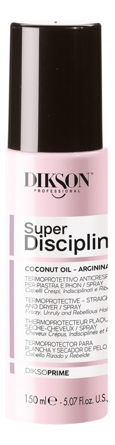 

Термозащитный несмываемый спрей для волос DiksoPrime Super Discipline 150мл