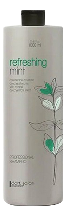 

Тонизирующий шампунь для волос с ментолом Professional Line Mint Refreshing Shampoo 1000мл