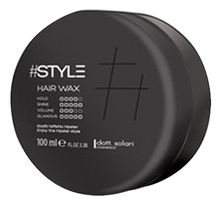 Воск для волос сильной фиксации #Style Hair Wax 100мл