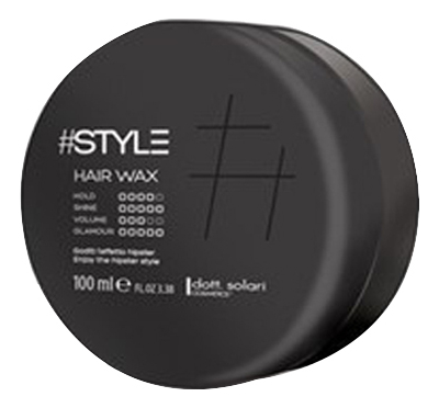 

Воск для волос сильной фиксации #Style Hair Wax 100мл