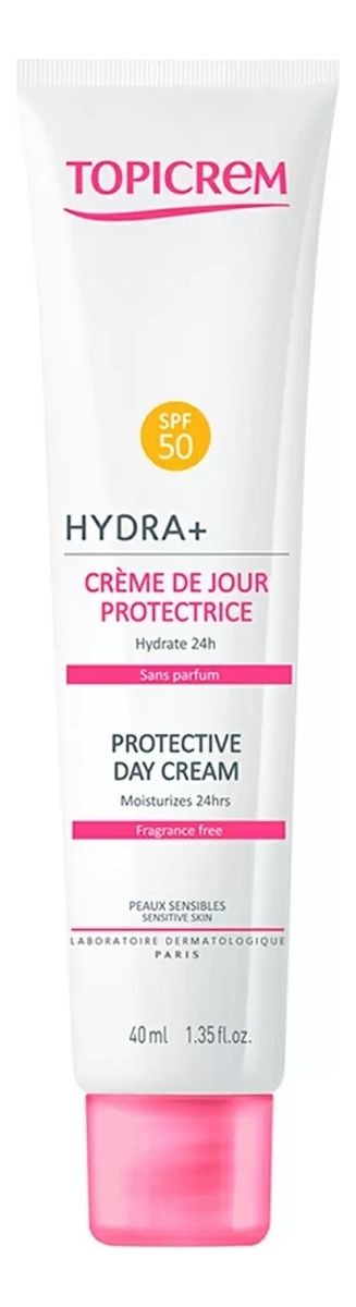 Дневной крем для лица с защитным фактором Hydra+ Creme De Jour Protectrice SPF50 40мл topicrem крем дневной с защитным фактором spf50 40 мл