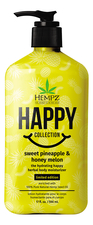 Hempz Молочко для тела Happy Collection Sweet Pineapple & Honey Melon 500мл