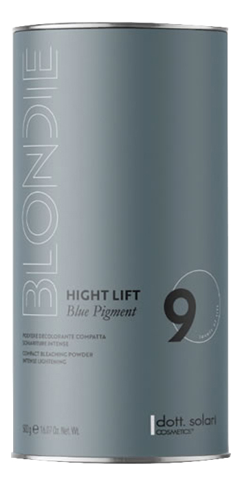 Пудра для обесцвечивания волос с синим пигментом Blondie Blue Pigment Hight Lift 9 500г