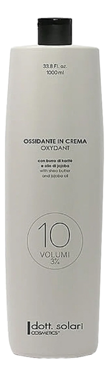 

Окисляющая крем-эмульсия для окрашивания волос Oxidant 10 Vol 3%: Крем-эмульсия 1000мл, Окисляющая крем-эмульсия для окрашивания волос Oxidant 10 Vol 3%