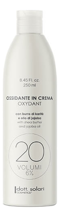 

Окисляющая крем-эмульсия для окрашивания волос Oxidant 20 Vol 6%: Крем-эмульсия 250мл, Окисляющая крем-эмульсия для окрашивания волос Oxidant 20 Vol 6%