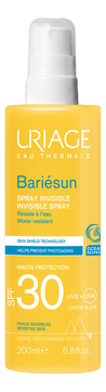 Солнцезащитный спрей для лица и тела Bariesun Spray Invisible SPF30 200мл