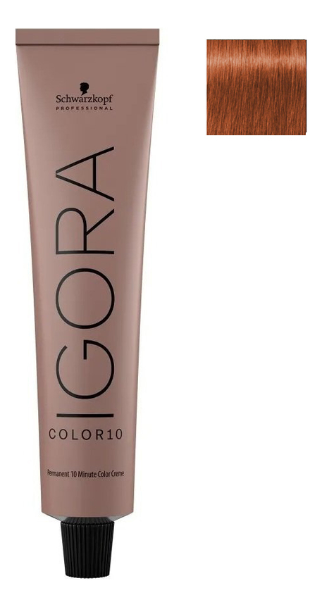 

Крем-краска для седых волос Igora Color10 Permanent Cream 60мл: 7-7 Средний русый медный, Крем-краска для седых волос Igora Color10 Permanent Cream 60мл