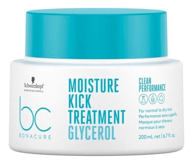 

Увлажняющая маска для волос BC Clean Performance Moisture Kick Treatment Glycerol: Маска 200мл, Увлажняющая маска для волос BC Clean Performance Moisture Kick Treatment Glycerol