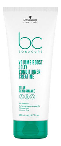 Кондиционер-желе для волос BC Clean Performance Volume Boost Creatine Jelly Conditioner 200мл 1871₽