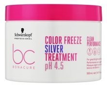 Schwarzkopf Professional Маска для волос холодного оттенка BC Clean Performance Color Freeze Silver Treatment pH 4.5 500мл