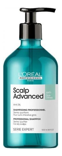 

Шампунь для склонных к жирности волос Serie Expert Scalp Advanced АНА 3%: Шампунь 500мл, Шампунь для склонных к жирности волос Serie Expert Scalp Advanced АНА 3%