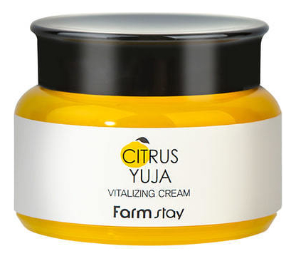 Крем для лица с экстрактом юдзу Citrus Yuja Vitalizing Cream 100г farmstay крем для век осветляющий с экстрактом юдзу citrus yuja vitalizing eye cream 45 мл