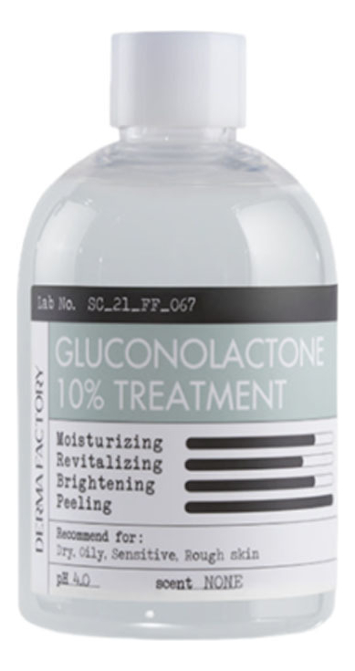 Отшелушивающий тонер для лица Gluconolactone 10% Treatment 250мл