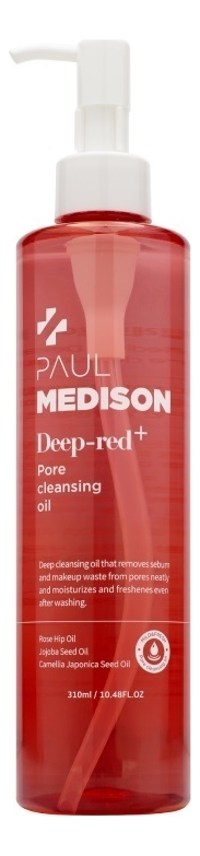 Гидрофильное масло для глубокого очищения пор Deep-Red Pore Cleansing Oil 310мл