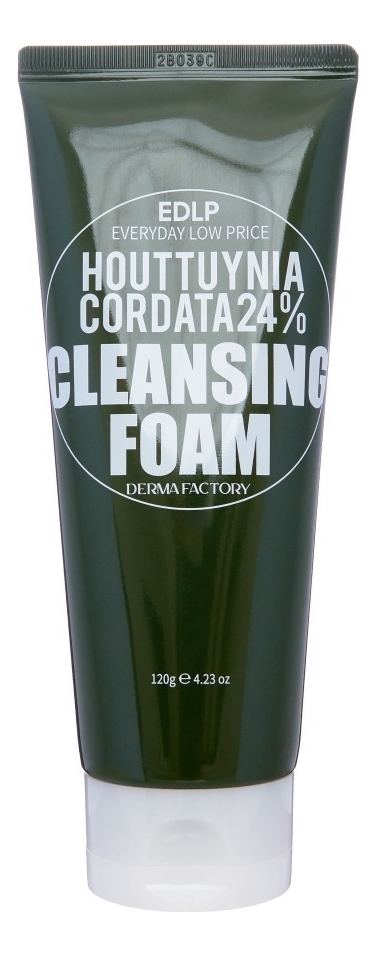 Очищающая пенка с экстрактом цветка хауттюйнии Houttuynia Cordata 24% Cleansing Foam 120г