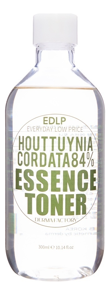 Эссенция-тонер для лица с экстрактом цветка хауттюйнии Houttuynia Cordata 84% Essence Toner 300мл успокаивающая эссенция для лица с экстрактом хауттюйнии daymellow houttuynia cordata essence 150 мл