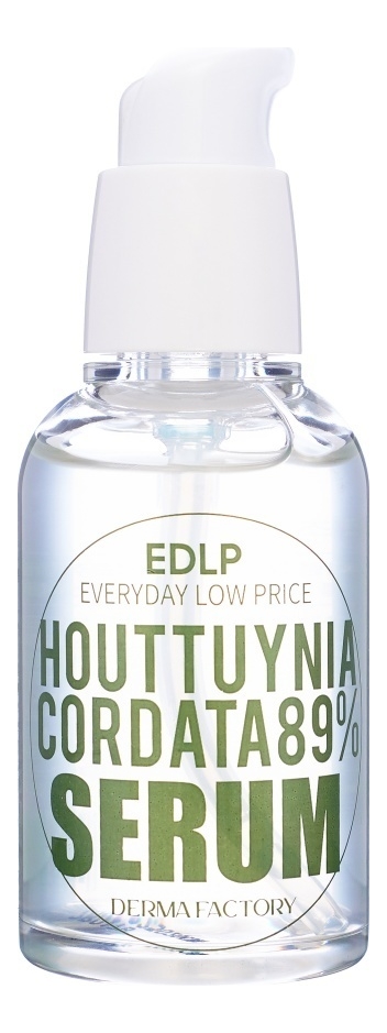 Сыворотка для лица с экстрактом цветка хауттюйнии Houttuynia Cordata 89% Serum 50мл сыворотка для лица derma factory houttuynia cordata 89% serum 50 мл