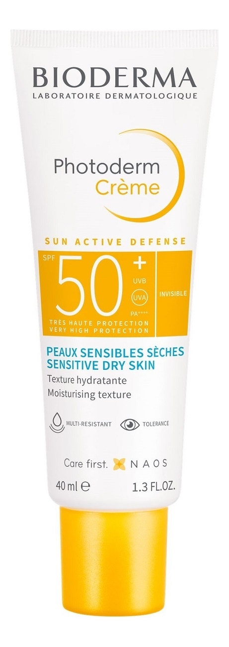 Солнцезащитный крем для лица и шеи Photoderm Creme SPF50+ PA++++ 40мл мультифункциональный крем для ухода за кожей лица creme gg fnvgcgg030 30 мл