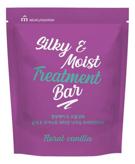 

Твердый кондиционер для волос с ароматом ванили Silky & Moist Treatment Bar 120г