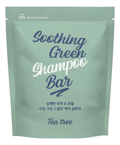 

Твердый шампунь для волос с ароматом чайного дерева Soothing Green Shampoo Bar 120г