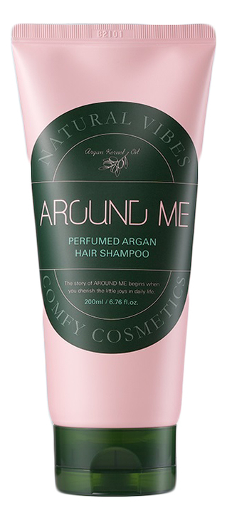 Шампунь для волос с маслом арганы парфюмерный Around Me Perfumed Argan Hair Shampoo: Шампунь 200мл кондиционер для волос с маслом арганы парфюмерный around me perfumed argan hair treatment кондиционер 200мл