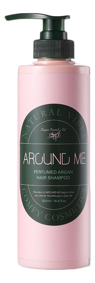 Шампунь для волос с маслом арганы парфюмерный Around Me Perfumed Argan Hair Shampoo: Шампунь 500мл кондиционер для волос с маслом арганы парфюмерный around me perfumed argan hair treatment кондиционер 200мл