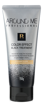 Тонирующая маска для седых волос Around Me Color Effect Black Treatment 150г