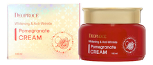 Deoproce Осветляющий крем для лица с экстрактом граната Whitening Anti-Wrinkle Pomegranate Cream 100мл