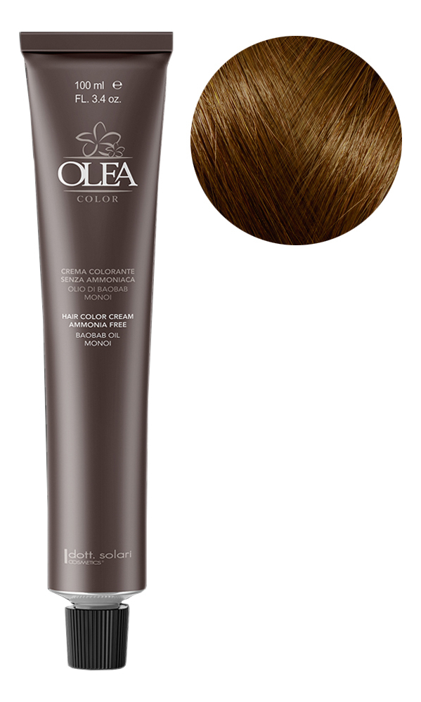 Крем-краска для волос без аммиака Olea Color Ammonia Free 100мл: 7.3 Golden Blonde