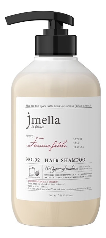 

Парфюмерный шампунь для волос Favorite Femme Fatale Shampoo No2 (личи, лилия, ваниль): Шампунь 500мл, Парфюмерный шампунь для волос Favorite Femme Fatale Shampoo No2 (личи, лилия, ваниль)