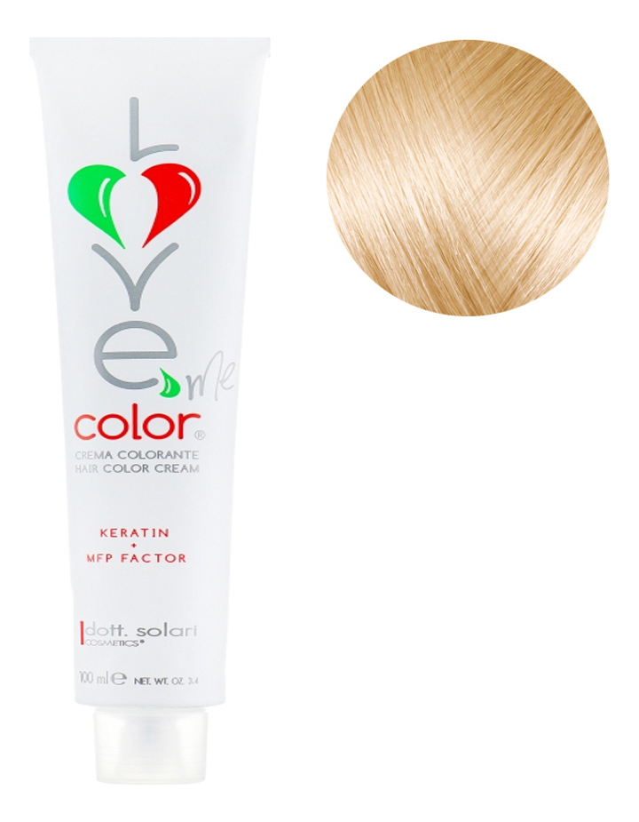 

Крем-краска для волос Love Me Color Cream 100мл: 11.0 Платиновый блонд экстра, Крем-краска для волос Love Me Color Cream 100мл
