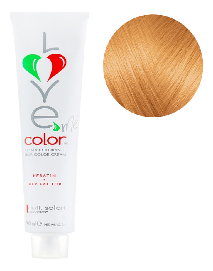 

Крем-краска для волос Love Me Color Cream 100мл: 11.3 Платиновый блондин золотой экстра, Крем-краска для волос Love Me Color Cream 100мл