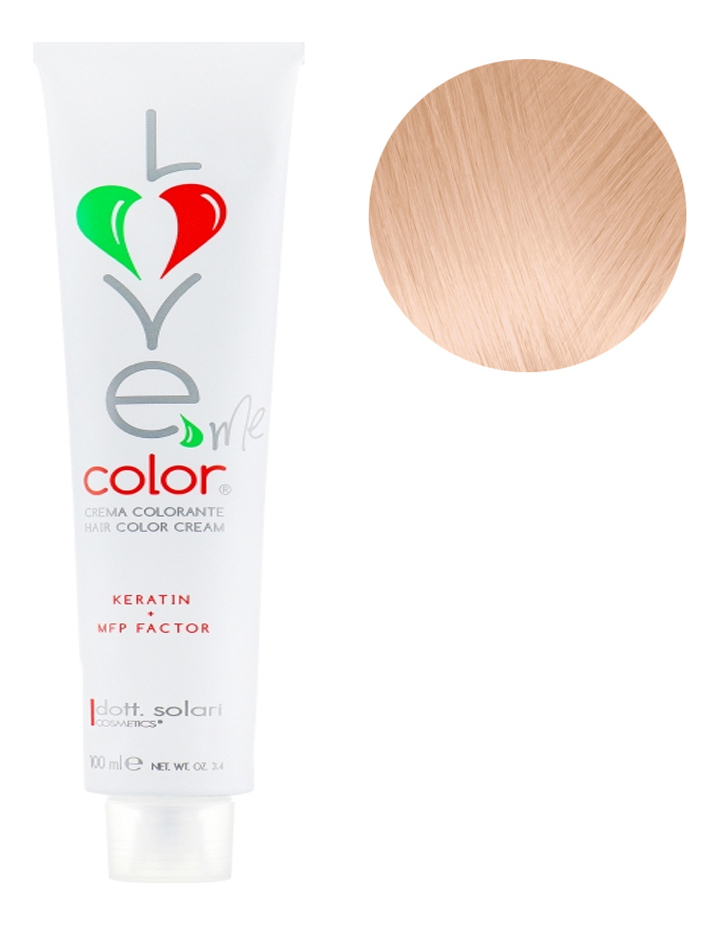 Крем-краска для волос Love Me Color Cream 100мл: 12.62 Розовый ультра блонд