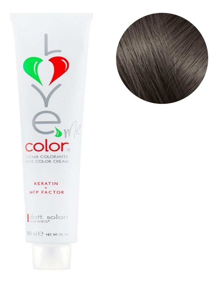 

Крем-краска для волос Love Me Color Cream 100мл: 6.1 Темно-русый натуральный блонд, Крем-краска для волос Love Me Color Cream 100мл