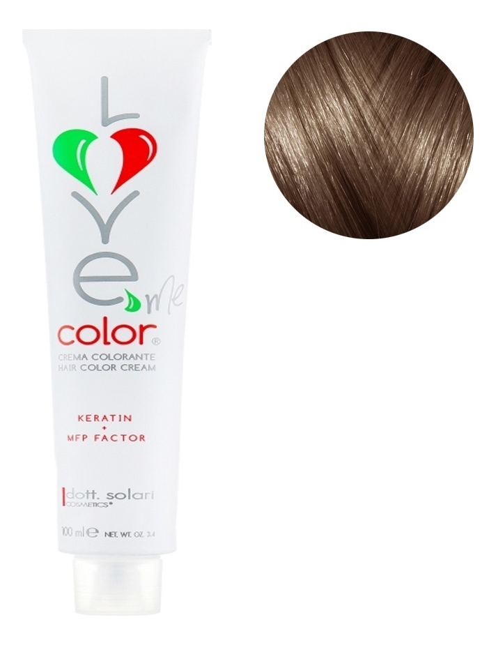 

Крем-краска для волос Love Me Color Cream 100мл: 7.003 Русый натуральный, Крем-краска для волос Love Me Color Cream 100мл
