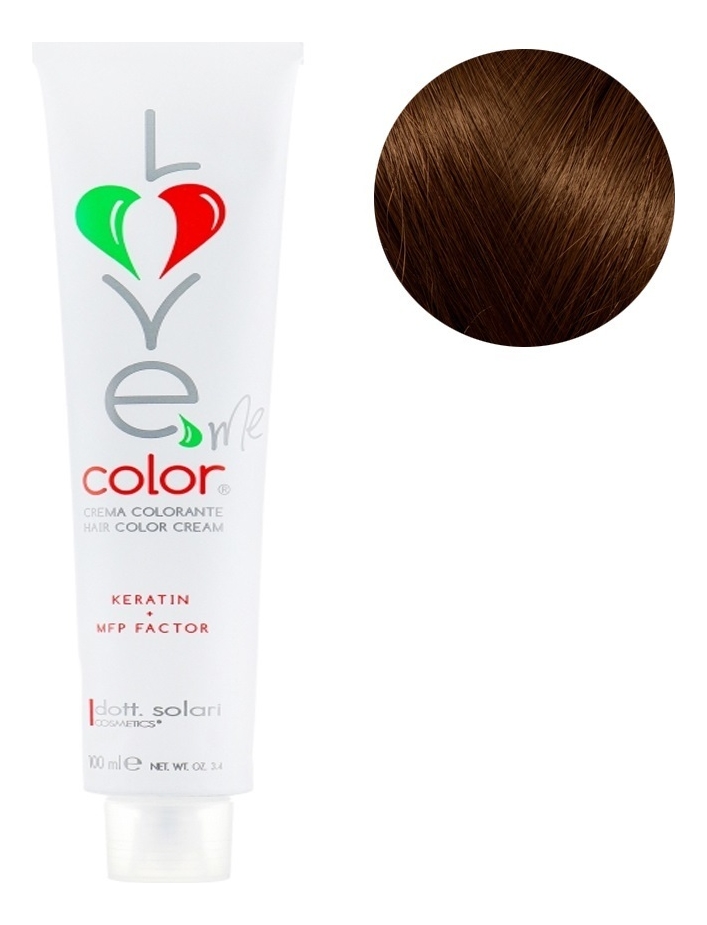 

Крем-краска для волос Love Me Color Cream 100мл: 7.3 Русый золотистый, Крем-краска для волос Love Me Color Cream 100мл