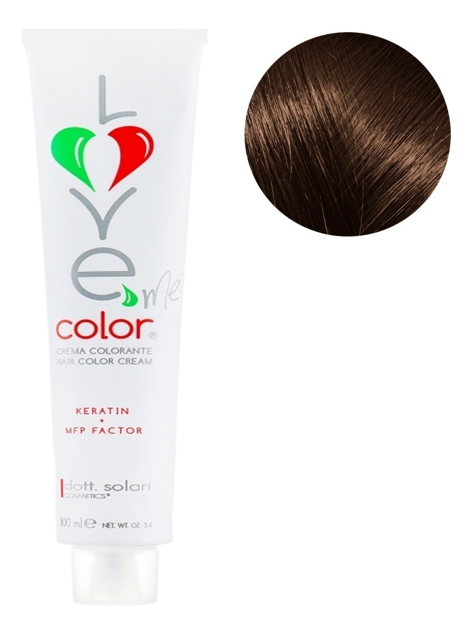 

Крем-краска для волос Love Me Color Cream 100мл: 7.71 Русый фундук, Крем-краска для волос Love Me Color Cream 100мл