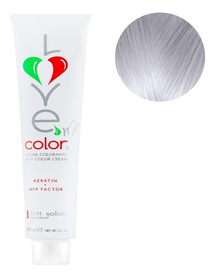 Крем-краска для волос Love Me Color Cream 100мл: Корректор серебрянный