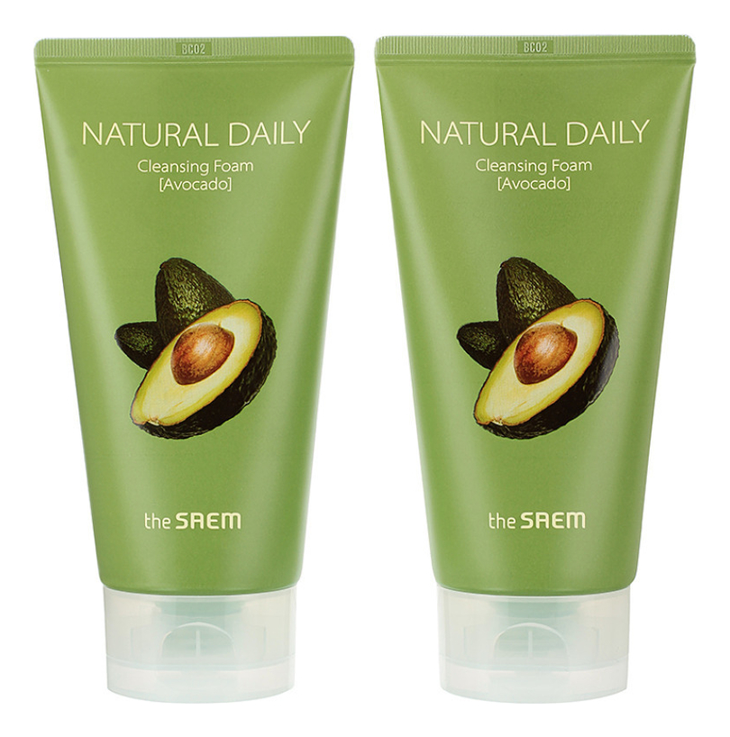 

Пенка для умывания с экстрактом авокадо Natural Daily Cleansing Foam Avocado 2*150мл