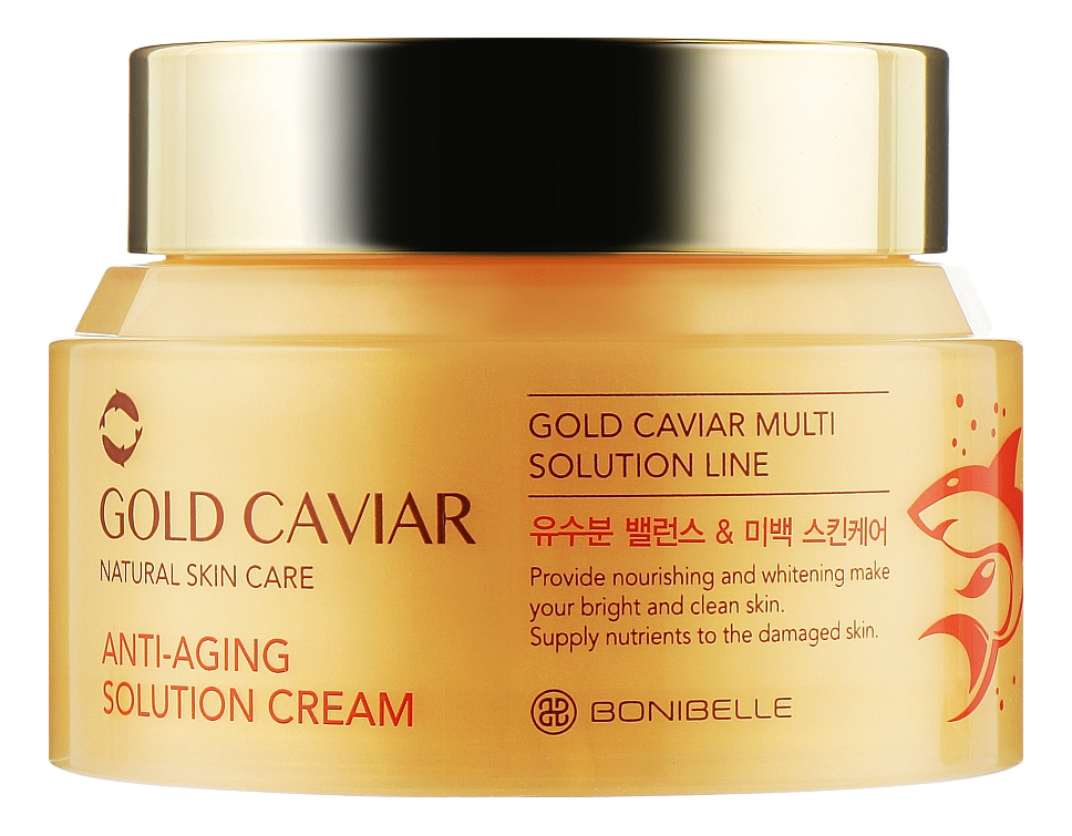 

Антивозрастной крем для лица с экстрактом икры Bonibelle Gold Caviar Anti-Aging Solution Cream 80мл