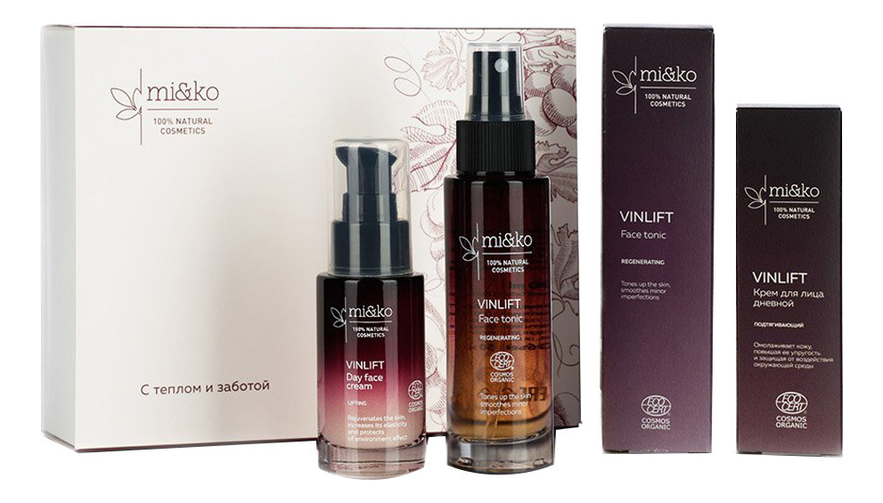 

Набор VinLift Secret (тоник Vinlift Face Tonic 50мл + крем Vinlift Face Cream 30мл)