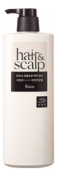 Бальзам-ополласкиватель для волос и кожи головы с аргановым маслом Hair & Scalp Damage Rinse 750мл