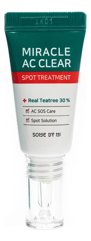 

Интенсивная точечная маска против акне с экстрактом чайного дерева Miracle AC Clear Spot Treatment 10г