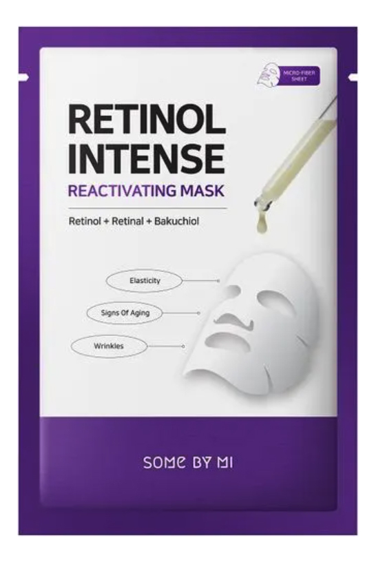 Тканевая маска для лица с ретинолом Retinol Intense Reactivating Mask 22г тканевая маска для лица с ретинолом retinol intense reactivating mask 22г