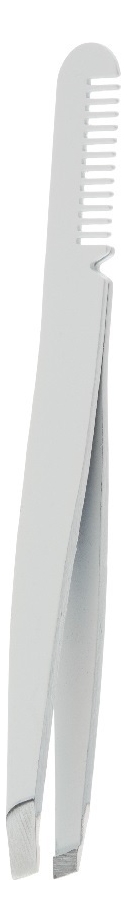 Косметический пинцет с щеточкой для укладки Beauty TW-262C 10см