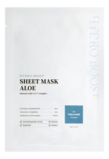 Village 11 Factory Увлажняющая тканевая маска для лица с гиалуроновой кислотой и соком листьев алоэ Hydro Boost Sheet Mask Aloe 21г