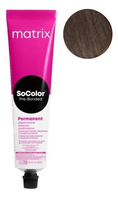 

Перманентная краска для волос SoColor Pre-Bonded Permanent 90мл: 5N, Перманентная краска для волос SoColor Pre-Bonded Permanent 90мл